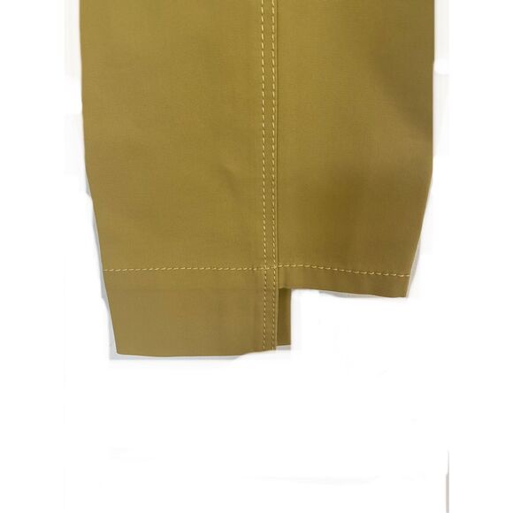 Lafayette 148 New York Mustard Yellow Pants Sz  4 Manhattan Style - Picture 3 of 4